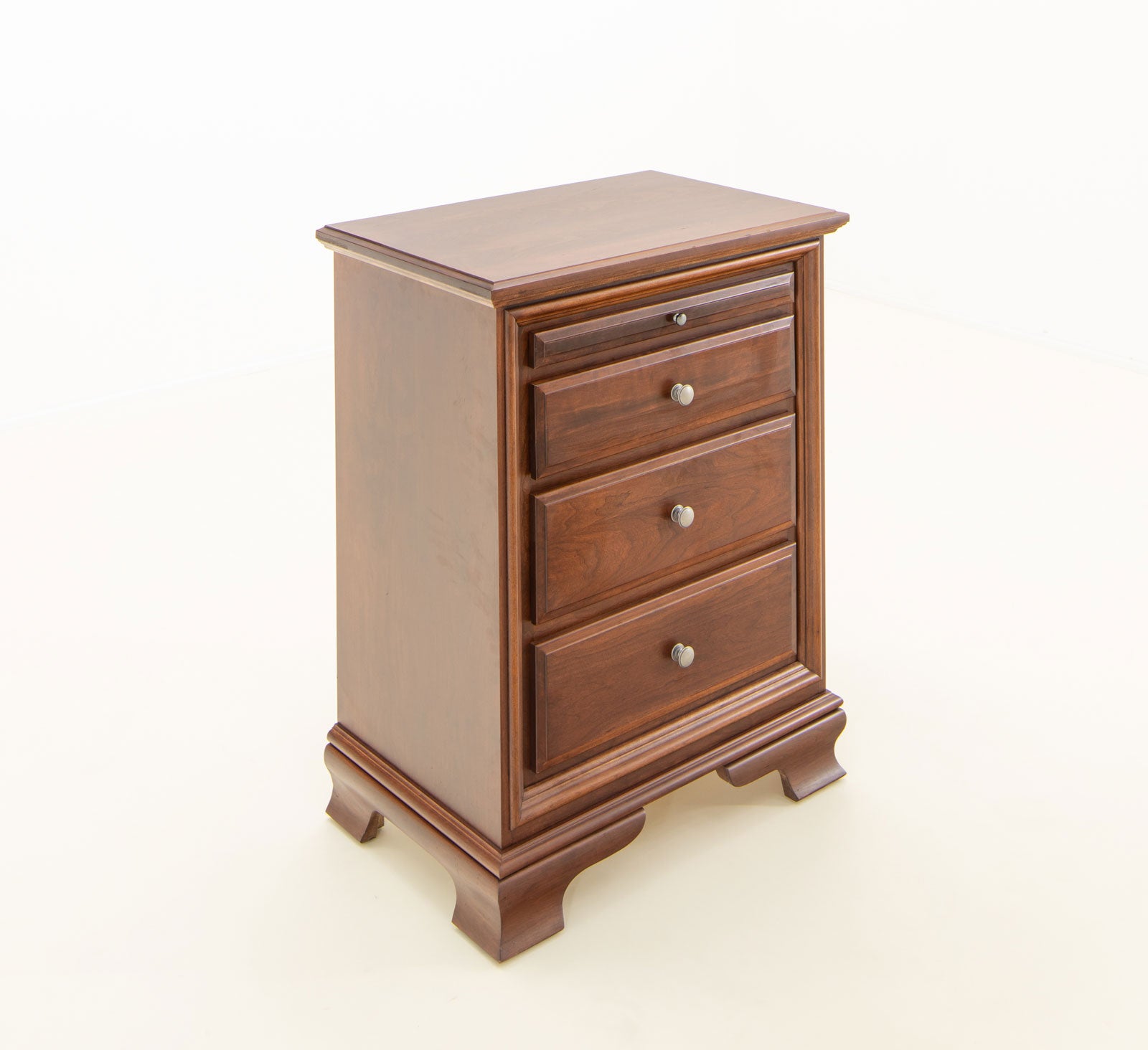 Amish Classic Nightstand with Pullout Shelf