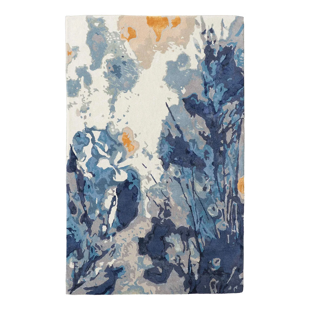Alfombra azul Dafney 