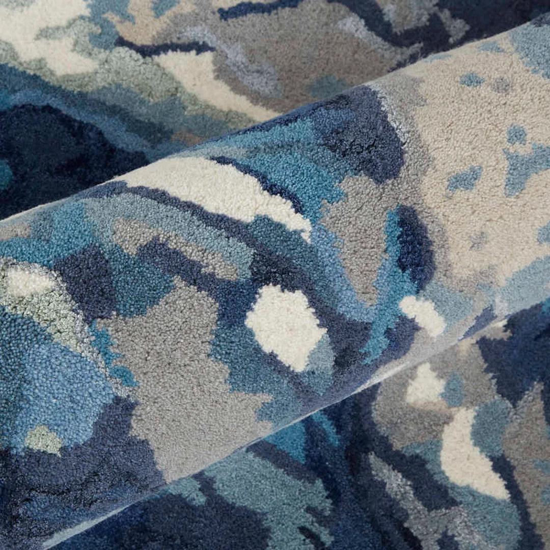 Alfombra azul Dafney 
