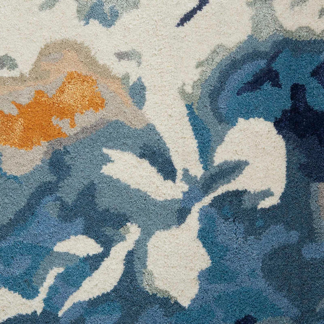 Alfombra azul Dafney 