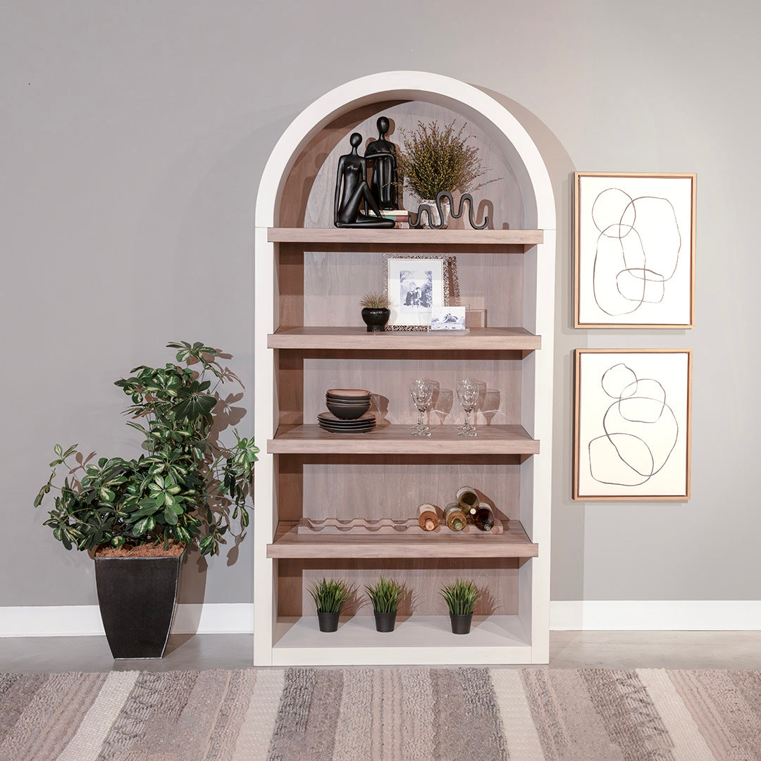 Logan Arched Bookcase
