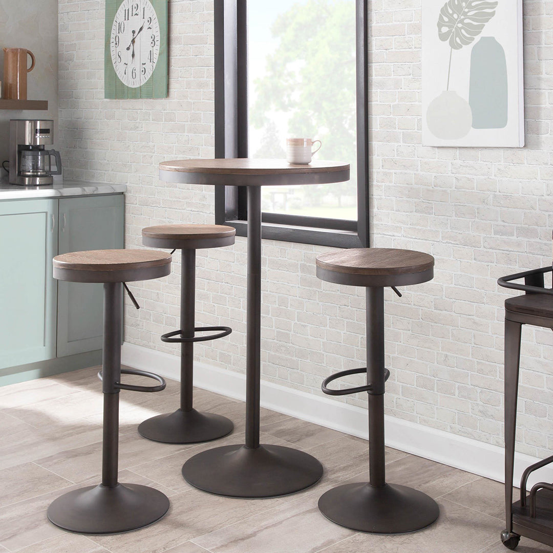 Dakota adjustable deals bar stool