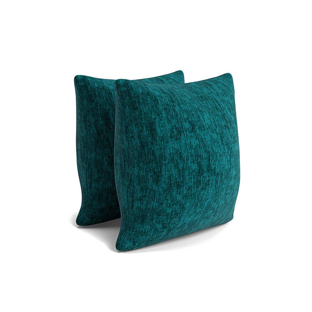 Joybird teal accent throw pillows