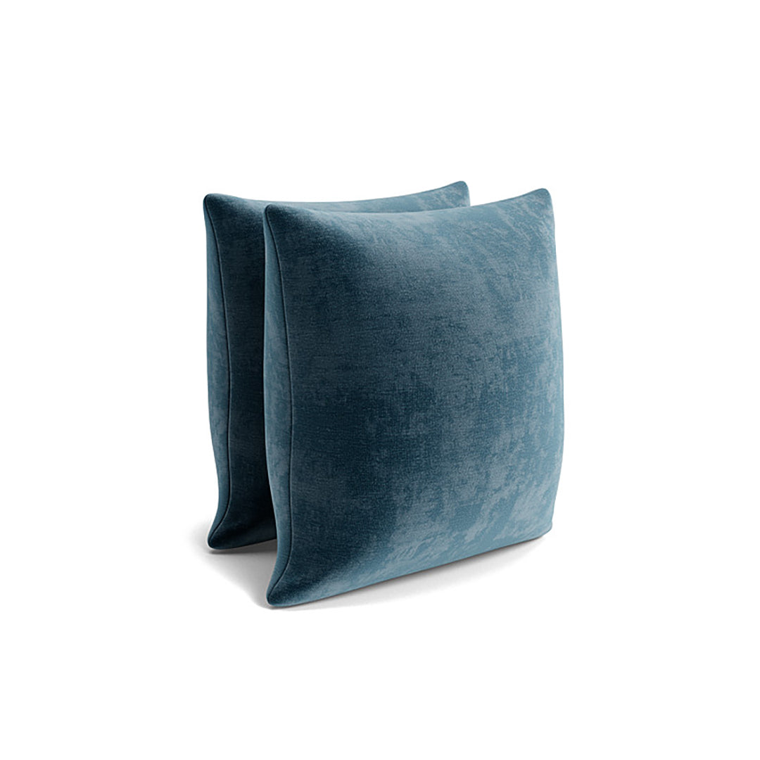 Joybird blue accent pillows