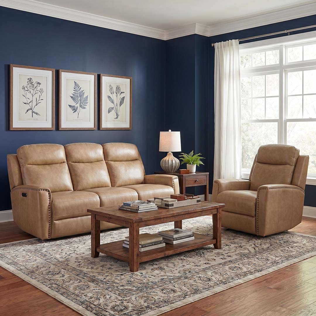 Douglas Zero-G Power Sofa and Recliner