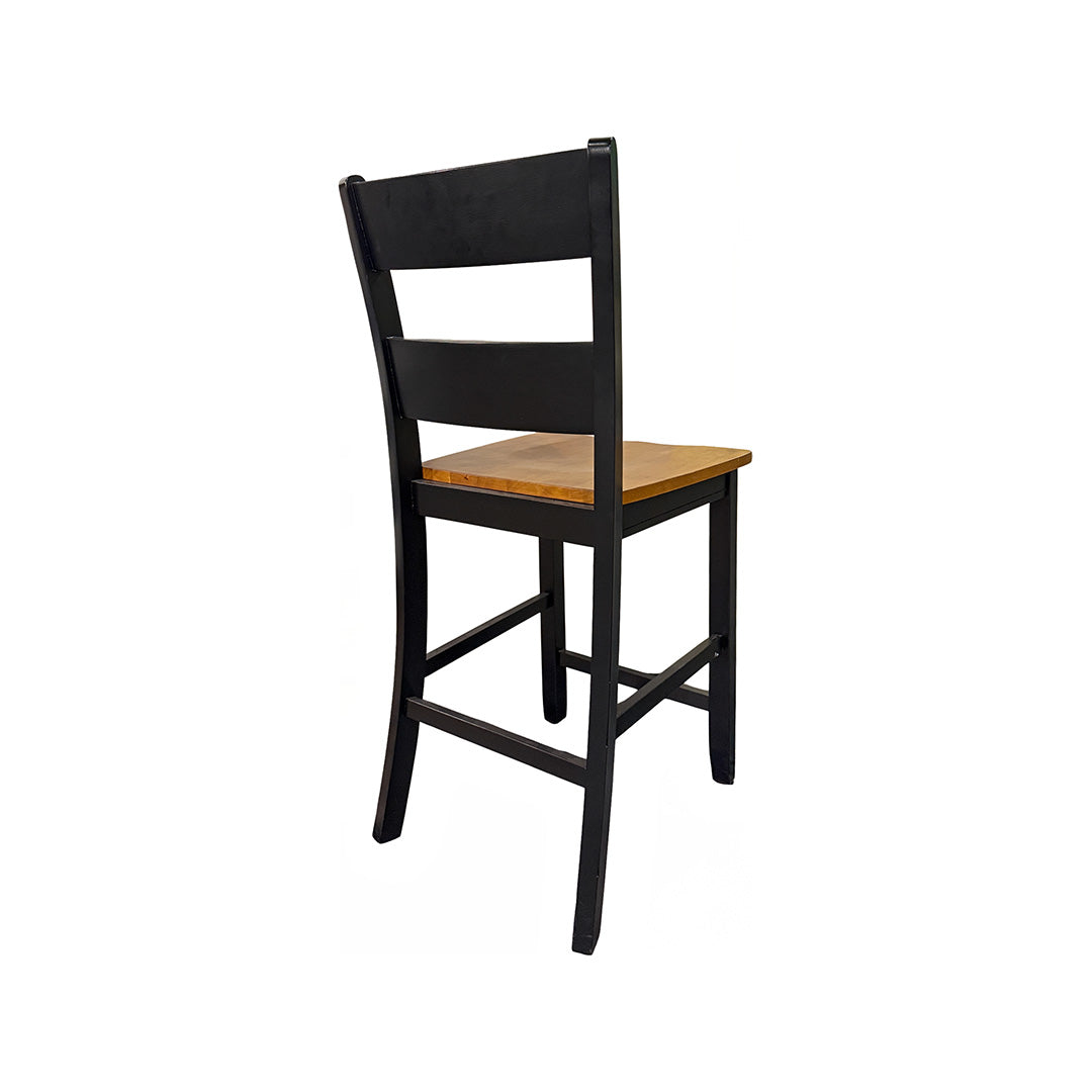 Juego de comedor Drake (5 piezas) (Seats 4-6) from Worldwide Designs in White Solid Wood - Black finish