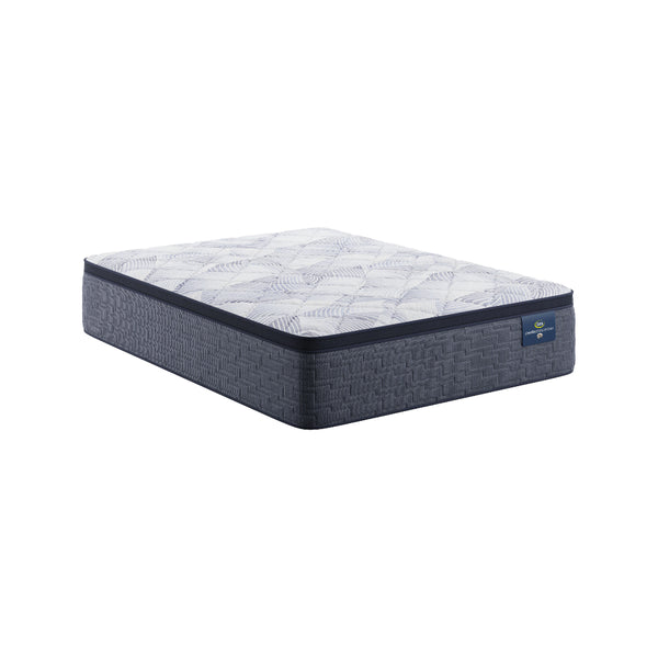 Elderwood Plush Pillow Top Mattress from Serta in Queen Gel Foam with Cooling, Made in USA - Overhead view
