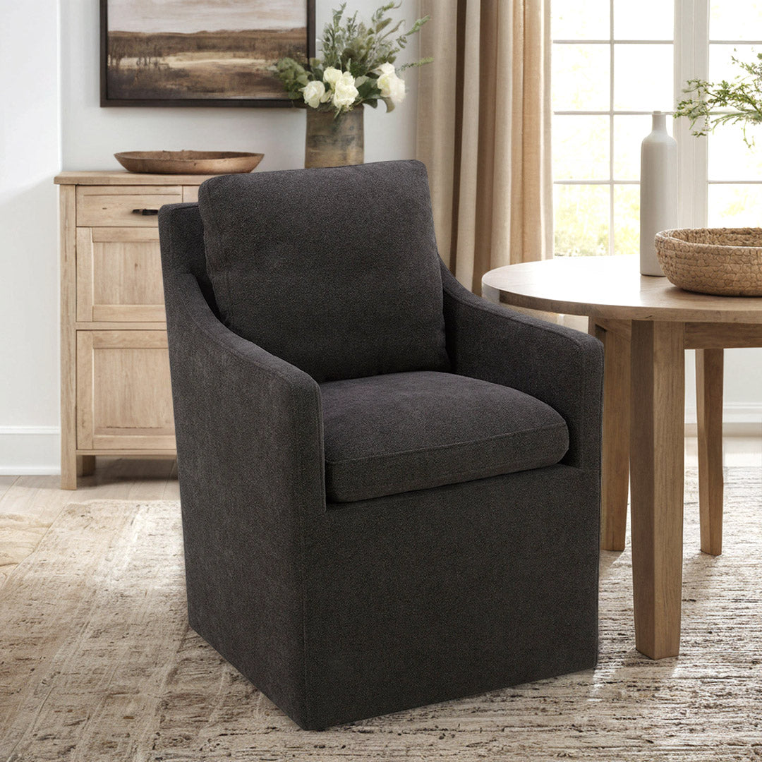 Elite Upholstered Dining Arm Chair