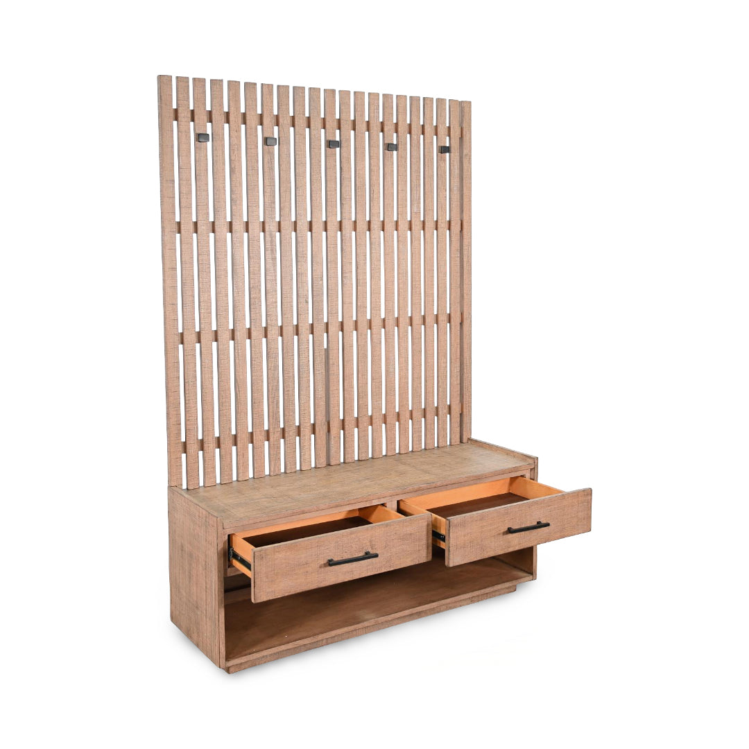 Eliza Hall Tree from Sunny Designs, Inc. in Beige Solid Wood - Additional view 4