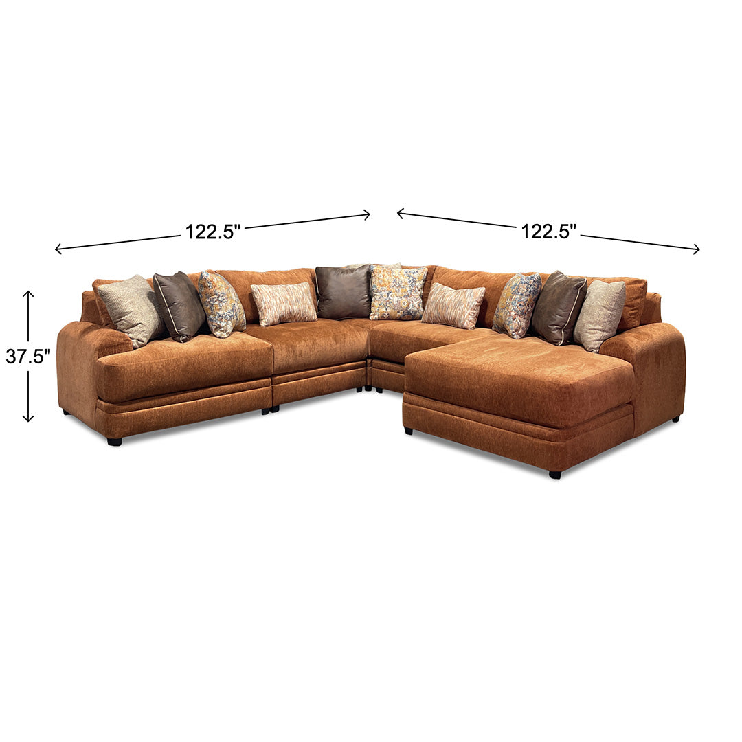 Elsa Right Chaise Sectional