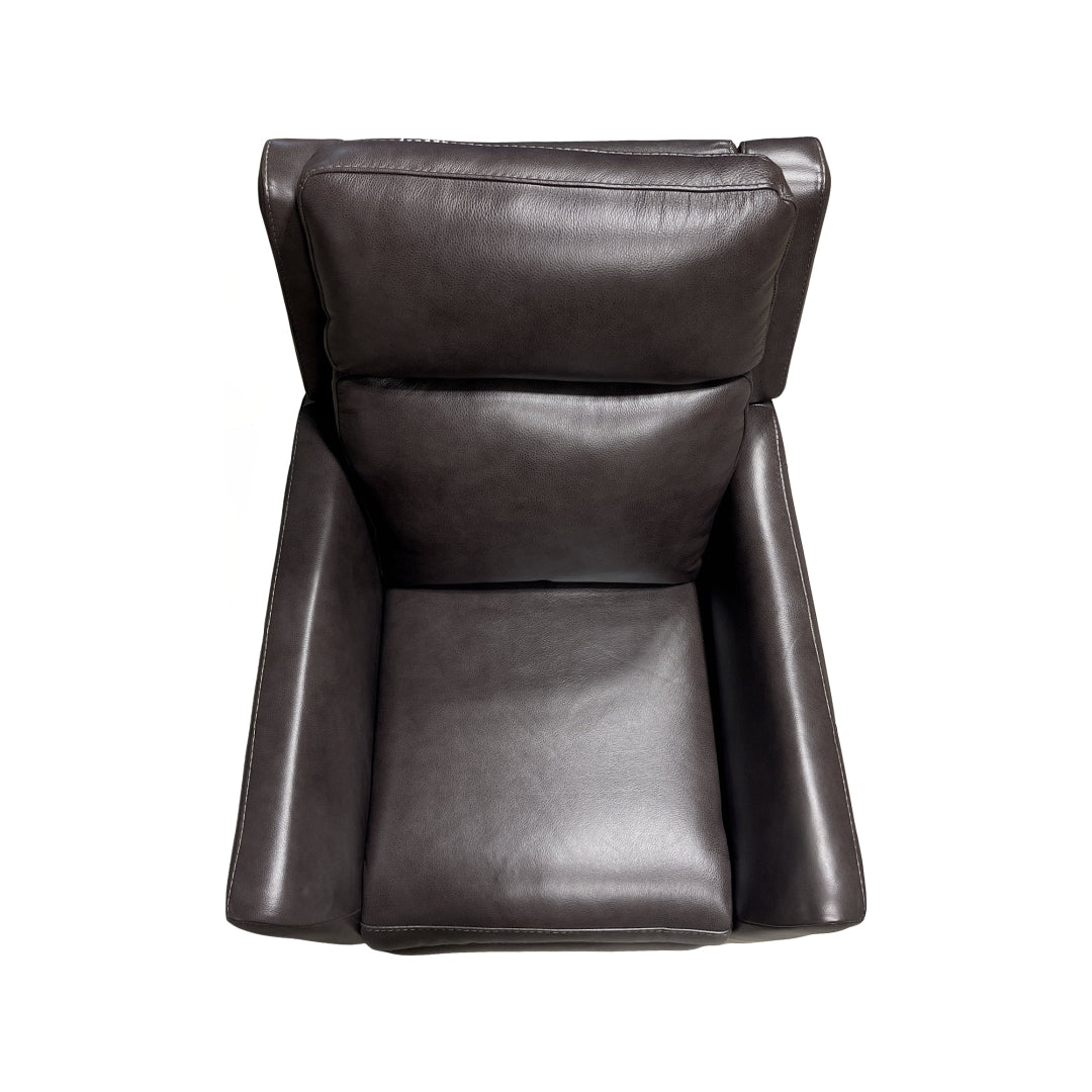 Fairchild Leather Power High Leg Recliner