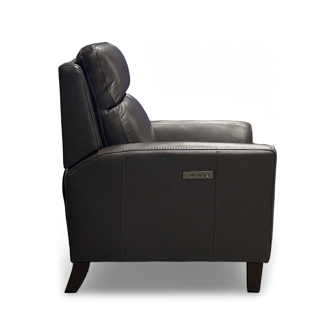 Fairchild Leather Power High Leg Recliner