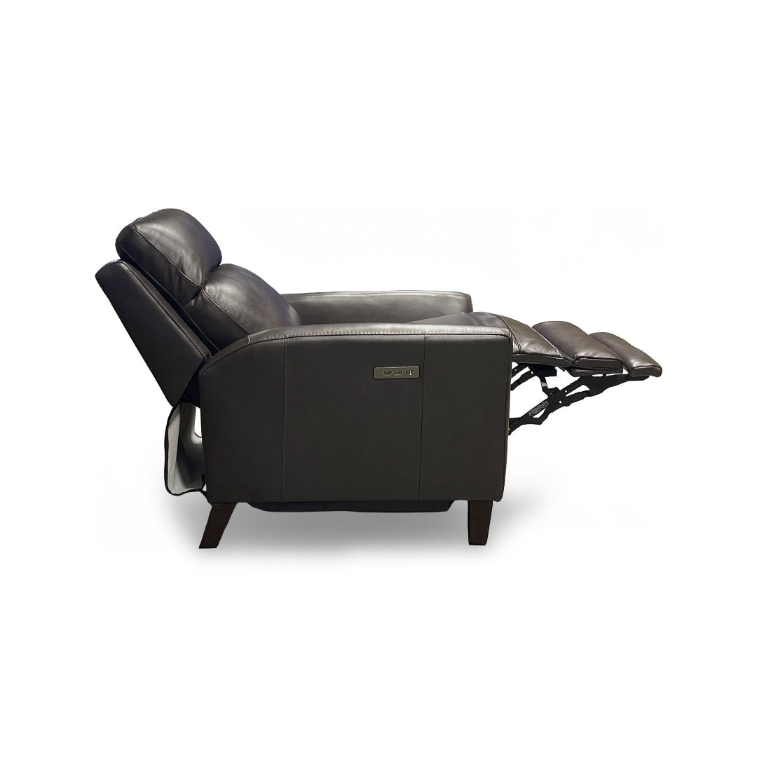 Fairchild Leather Power High Leg Recliner