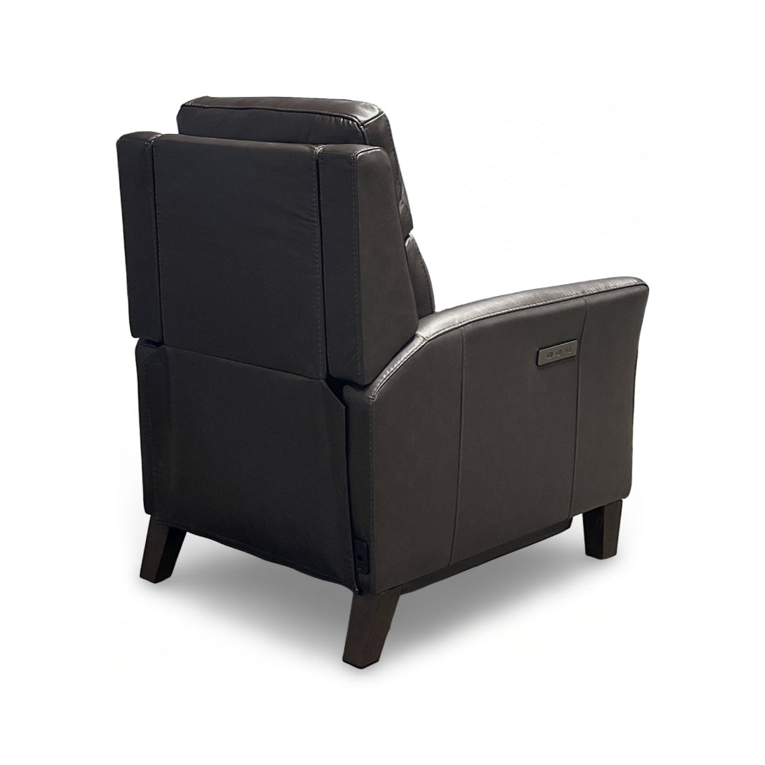 Fairchild Leather Power High Leg Recliner