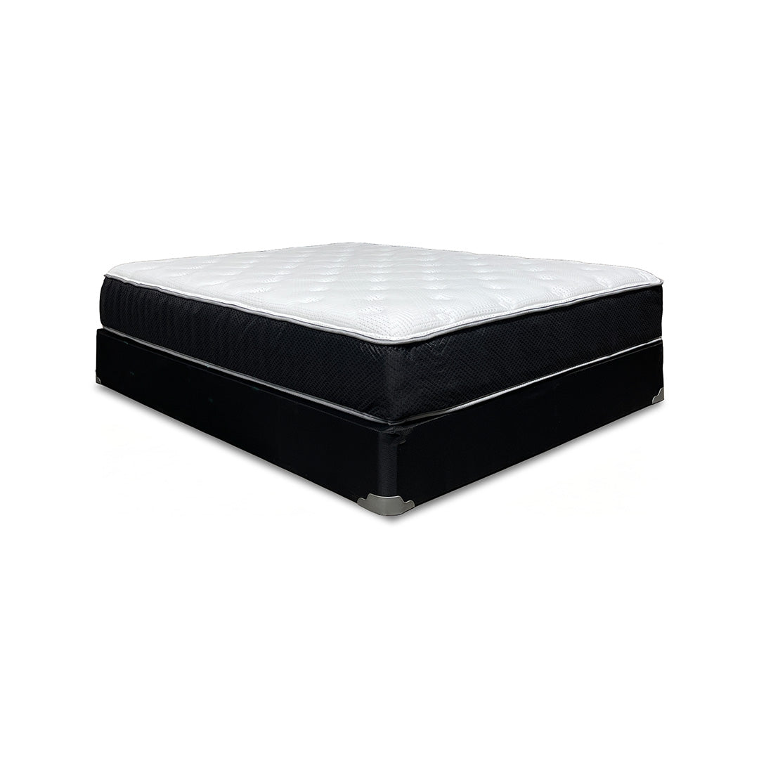 Broachmyn Black Bedroom Group with Mattress & Foundation - Queen