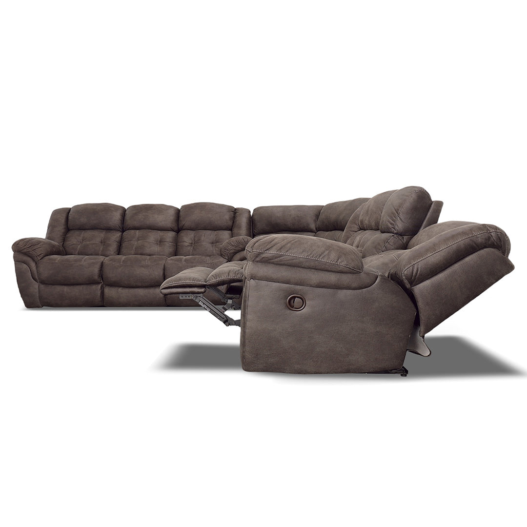 Josef gray power reclining deals sectional by furniture of america