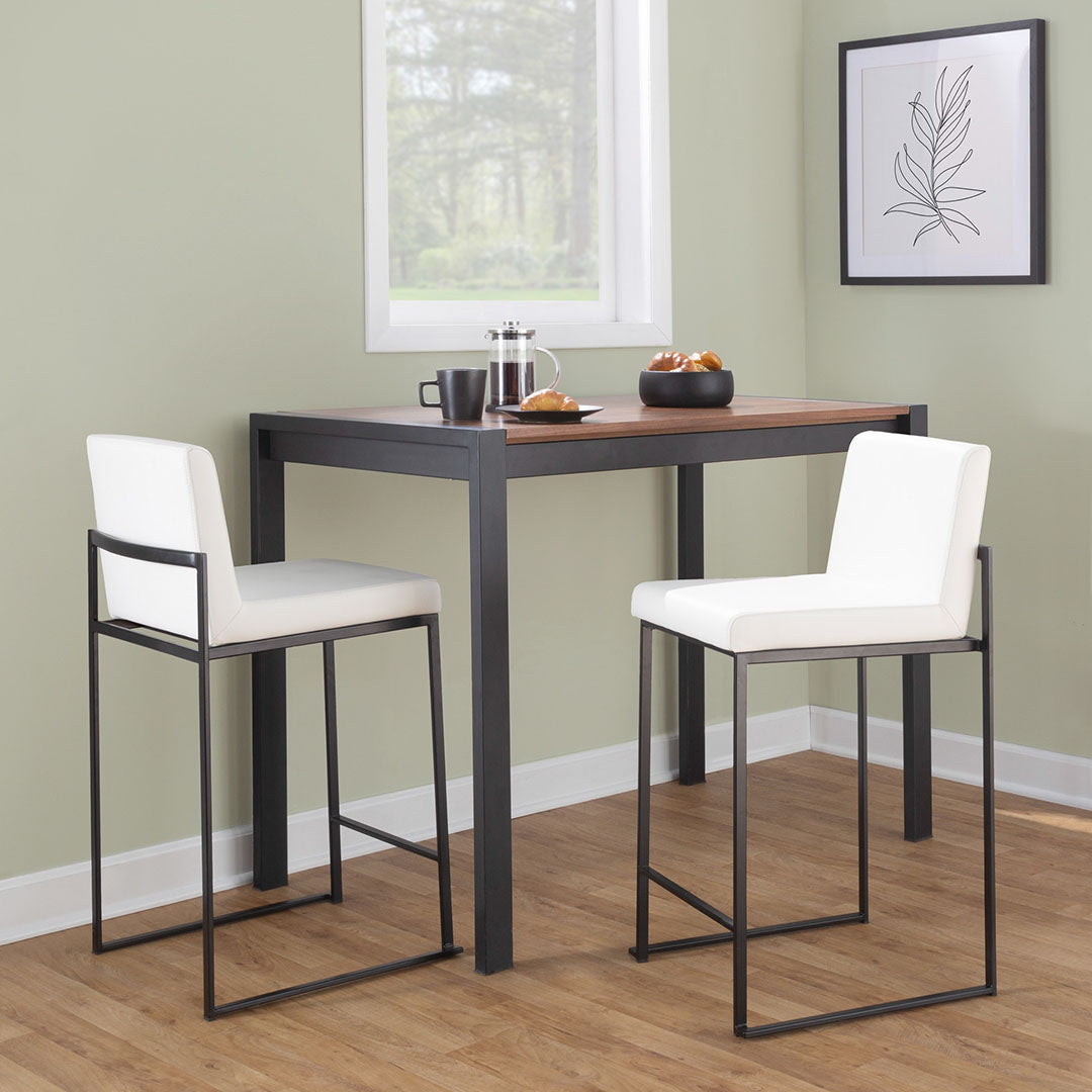 High back discount counter height stools