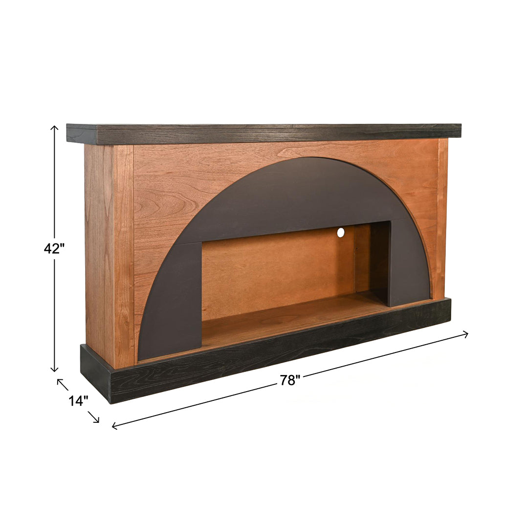 Gabriella Mantle with Fireplace from Sunny Designs, Inc. in Brown Solid Wood - Additional view 6