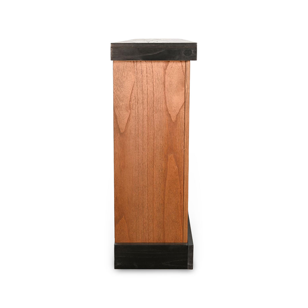 Gabriella Mantle with Fireplace from Sunny Designs, Inc. in Brown Solid Wood - Additional view 4