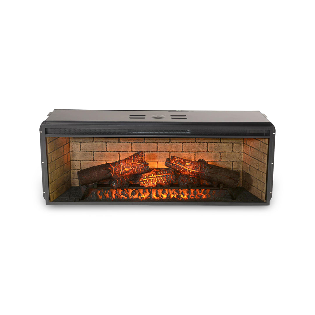 Gabriella Mantle with Fireplace from Sunny Designs, Inc. in Brown Solid Wood - Additional view 7