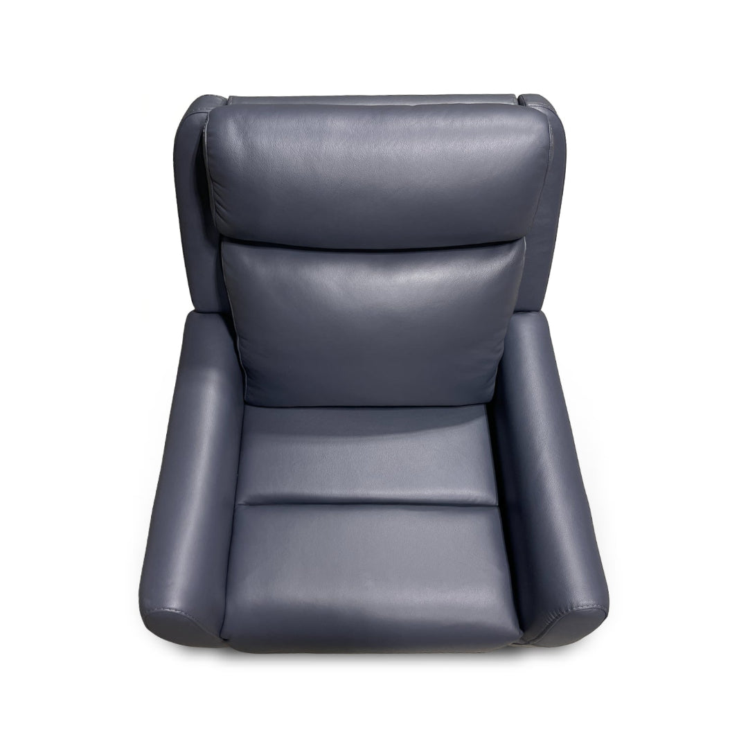 Garbo Leather Power Swivel Glider Recliner