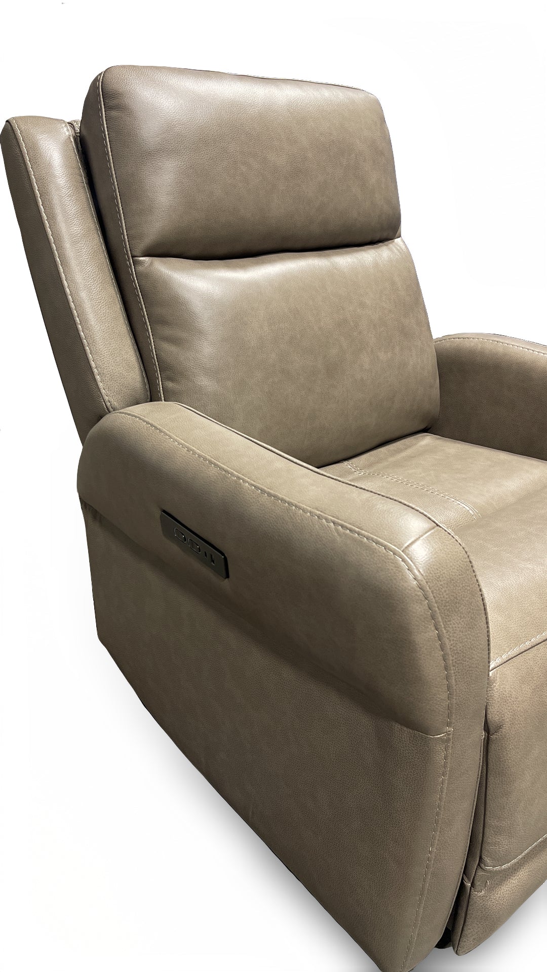 Garland Leather Power Swivel Glider Recliner
