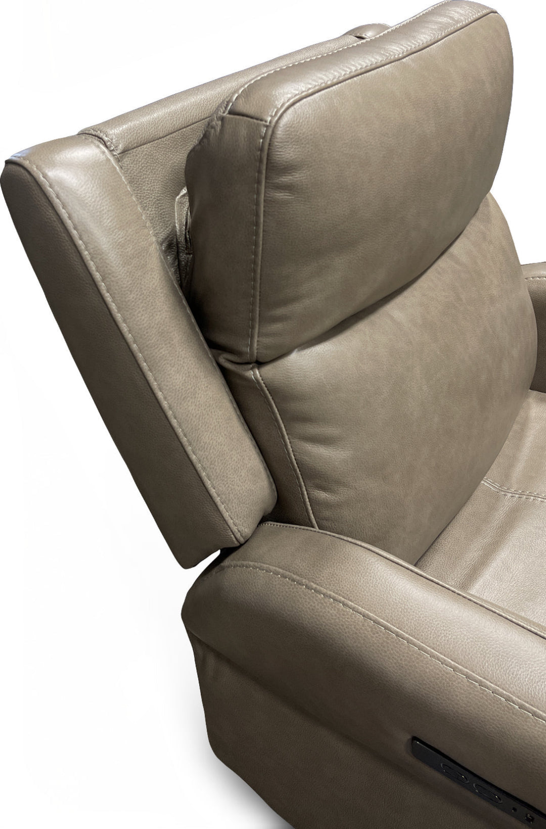 Garland Leather Power Swivel Glider Recliner