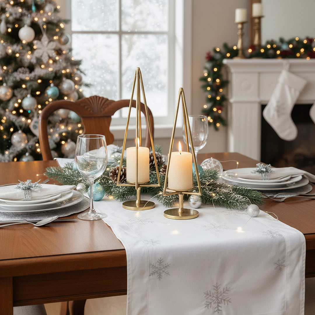 Gold Tree Candle Holder