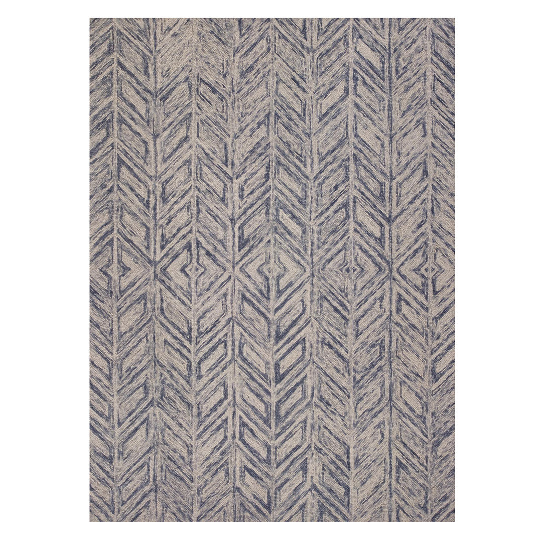 Gramercy Blue Heather Herringbone