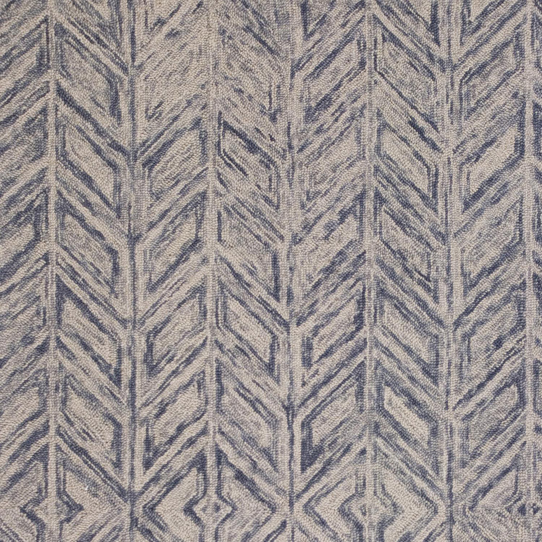 Gramercy Blue Heather Herringbone