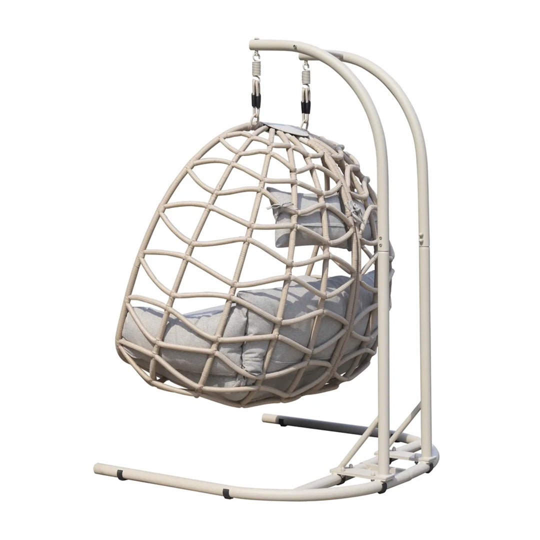Double Basket Rope Chair