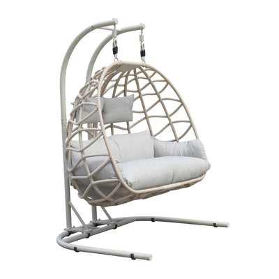 Double Basket Rope Chair