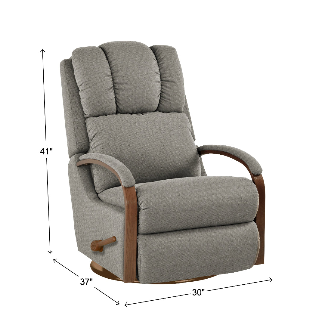 Harbor Town Swivel Glider Recliner from La-Z-Boy Incorporated in Beige, Made in USA - Beige finish