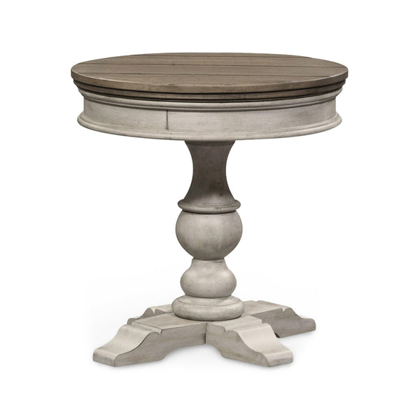 Mesa auxiliar Heartland from Liberty Furniture in Blanco Veneer - Side view
