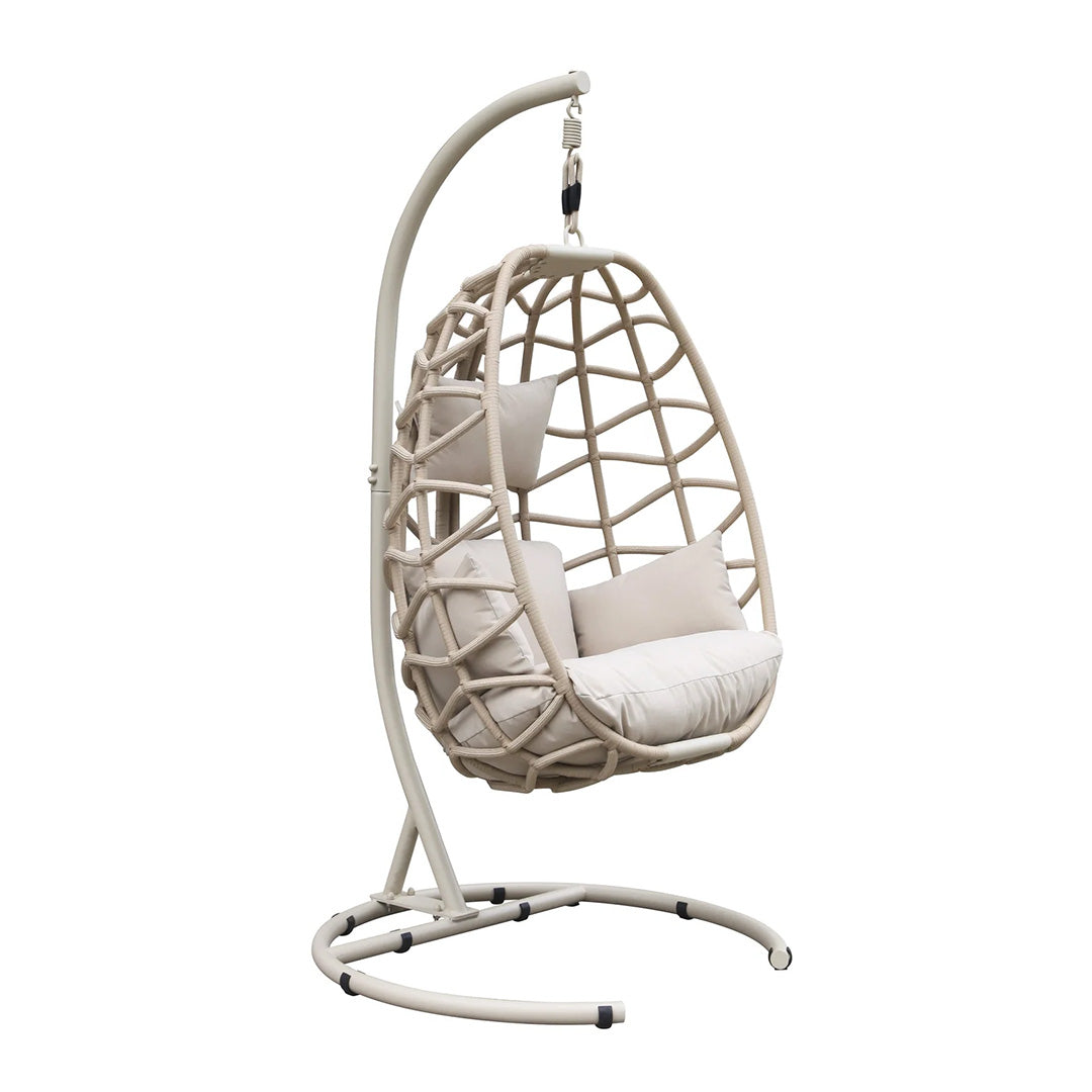 Single Basket Rope Chair