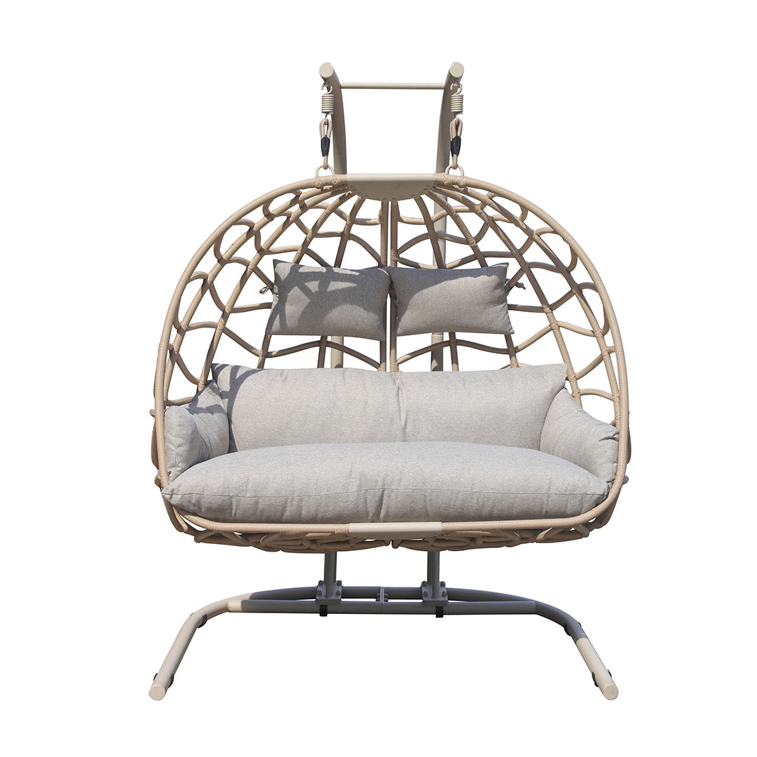 Double Basket Rope Chair