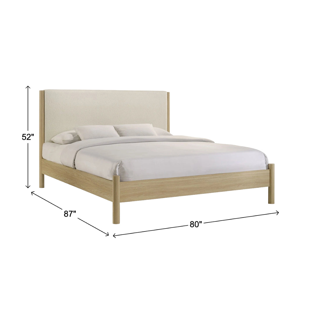 Jonas Bedroom Group from Elements International in Queen Beige - Additional view 16