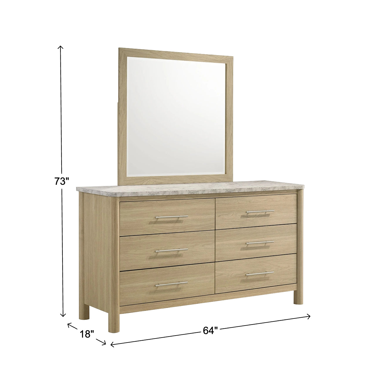 Jonas Bedroom Group from Elements International in Queen Beige - Additional view 10
