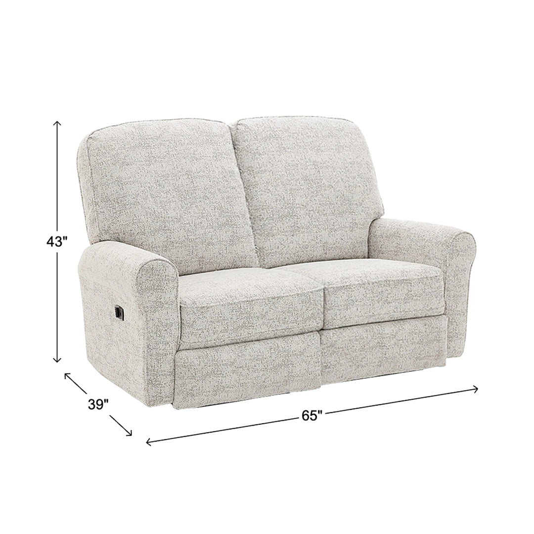 Sofá de dos plazas reclinable eléctrico Josey from Best Home Furnishings in Blanco, Made in USA - Additional view 6