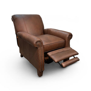 Judy Leather Press Back Recliner