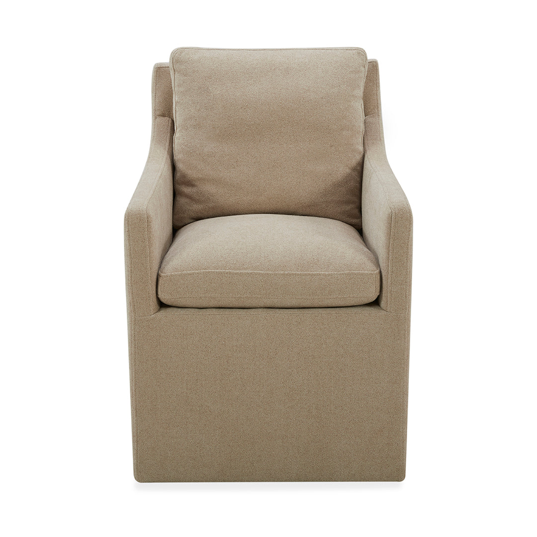 Elite Upholstered Dining Arm Chair