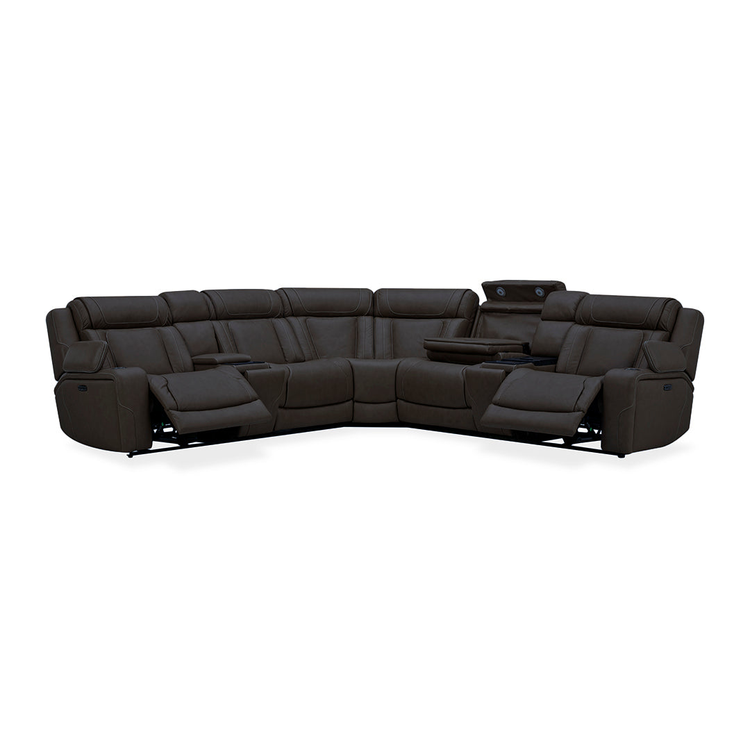 First Class Power Reclining Sectional