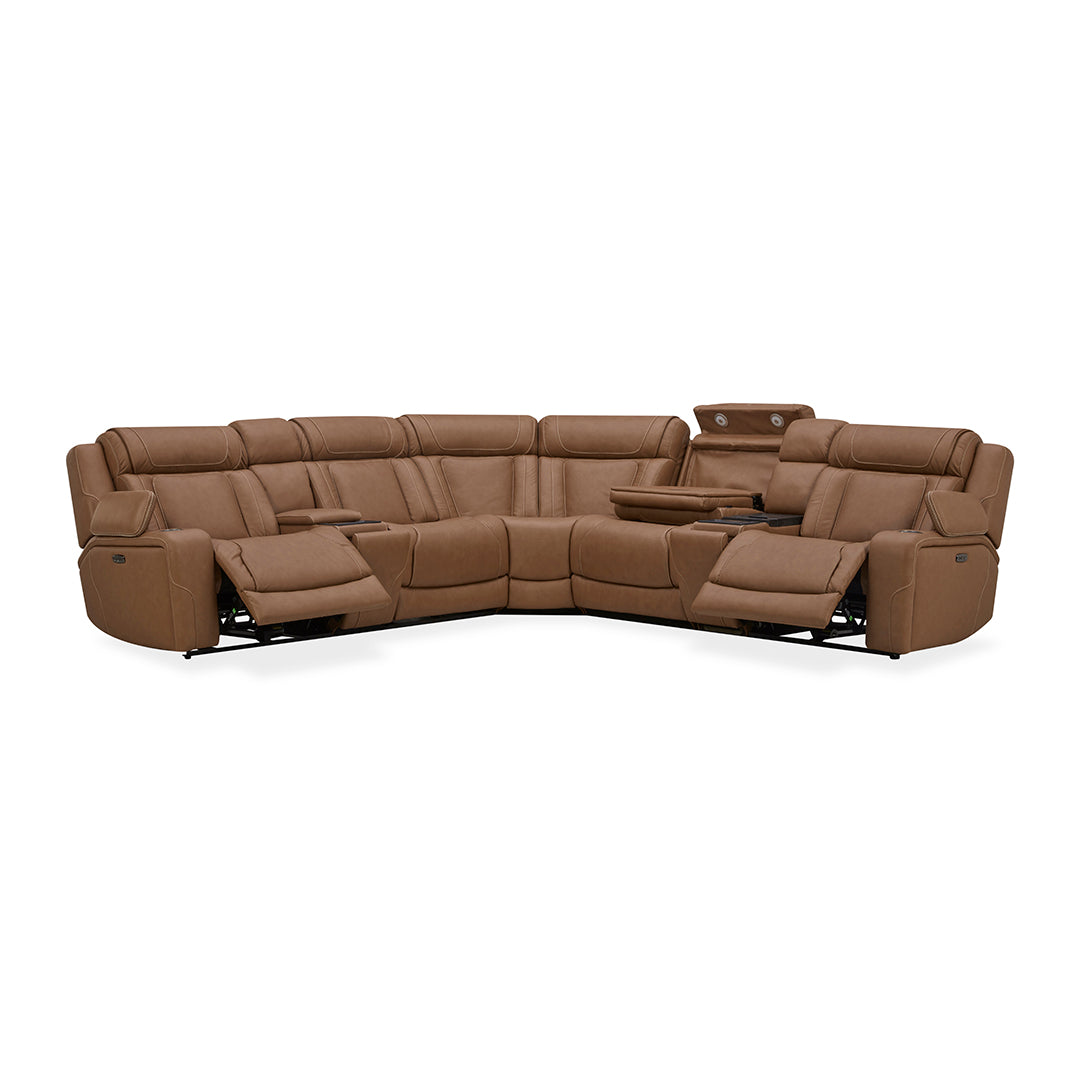 First Class Power Reclining Sectional