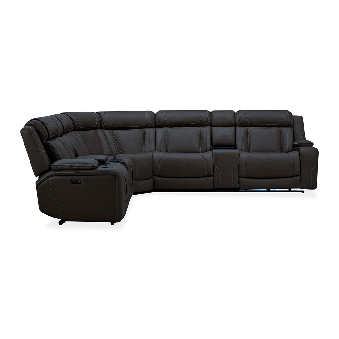 First Class Power Reclining Sectional
