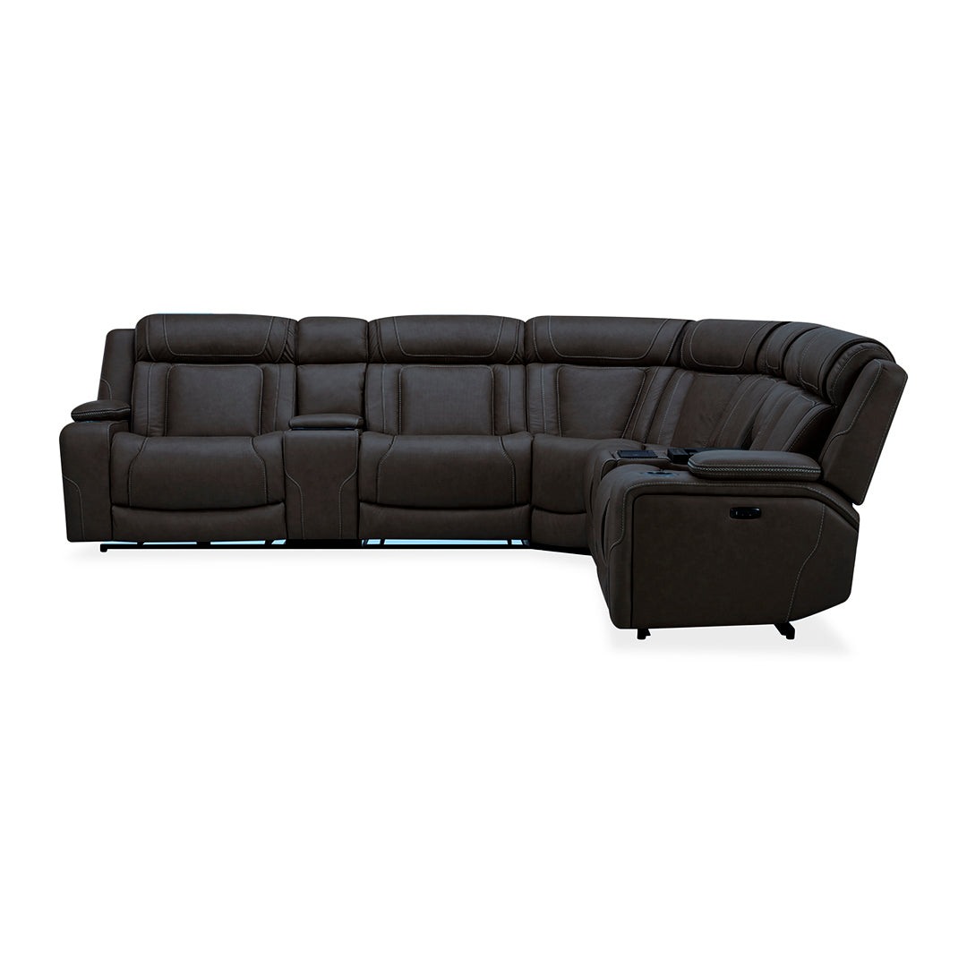 First Class Power Reclining Sectional