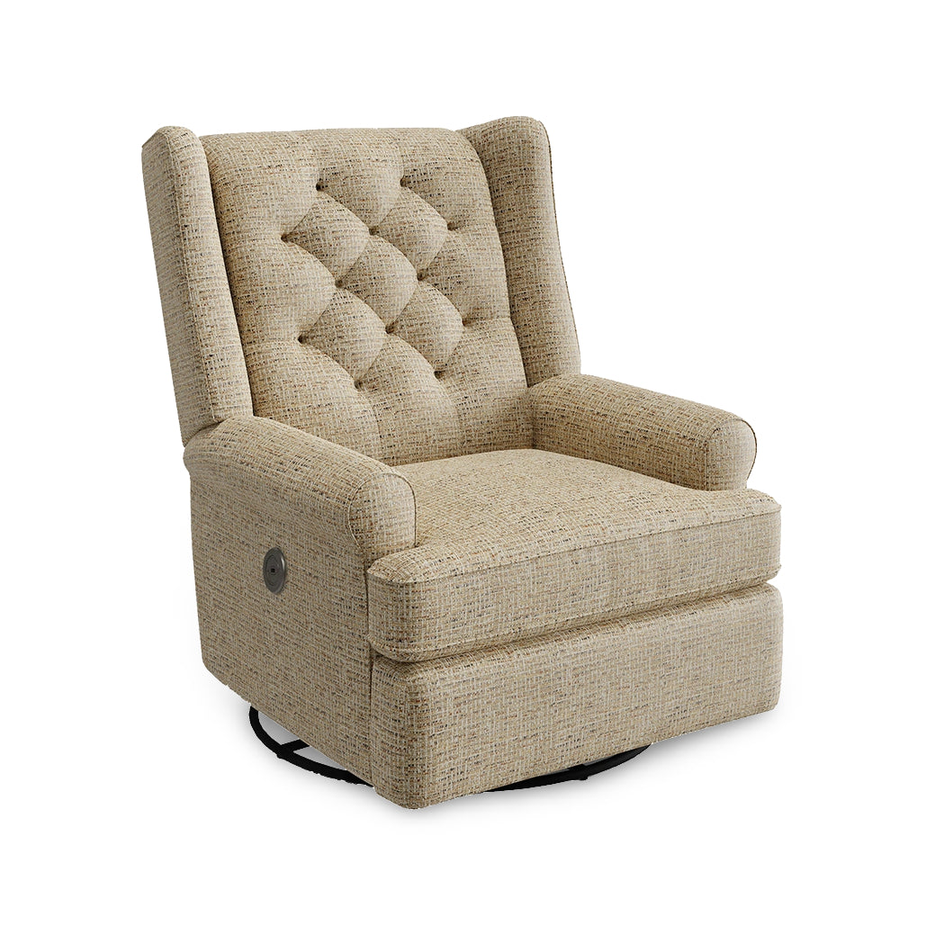 Electronic Recliner Storytime Series Finley Swivel Glider Recliner In
