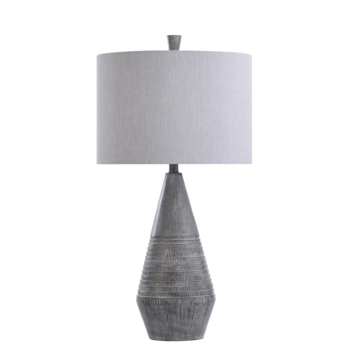 Lámpara de mesa gris Bulwell 