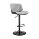 Brock Adjustable Barstool in industrial style with swivel from Armen Living