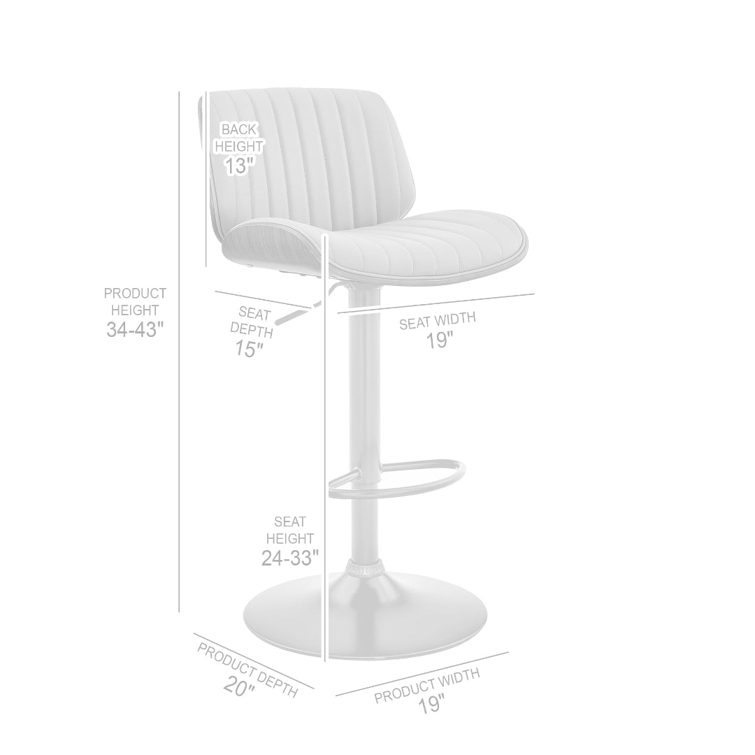 Brock Adjustable Barstool