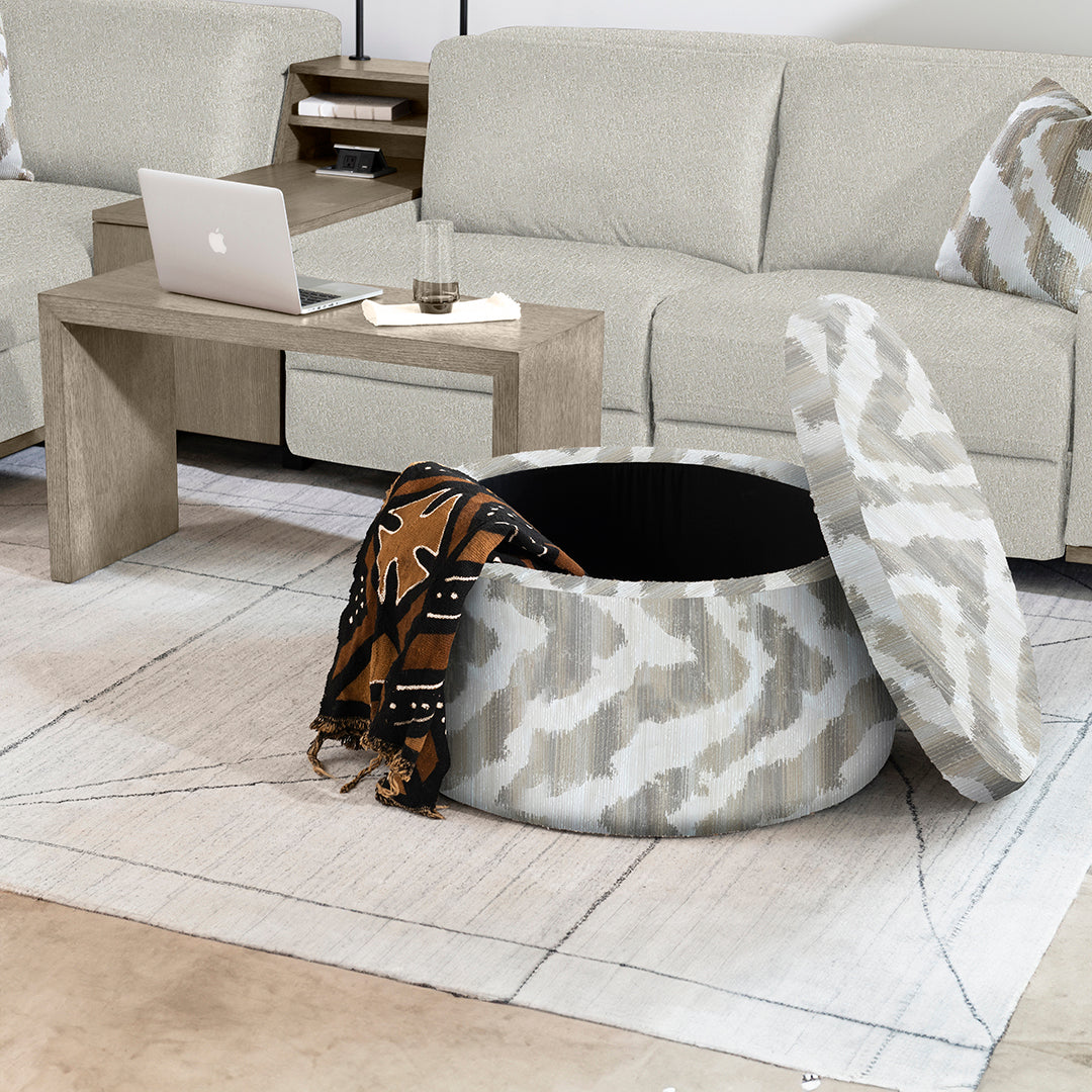 Pebble Beach Storage Ottoman